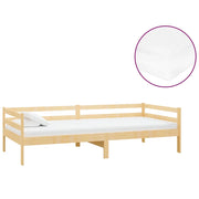 Divano letto | Sof¨¤ letto | Letto singolo con Materasso 90x200 cm Legno Massello di Pino
