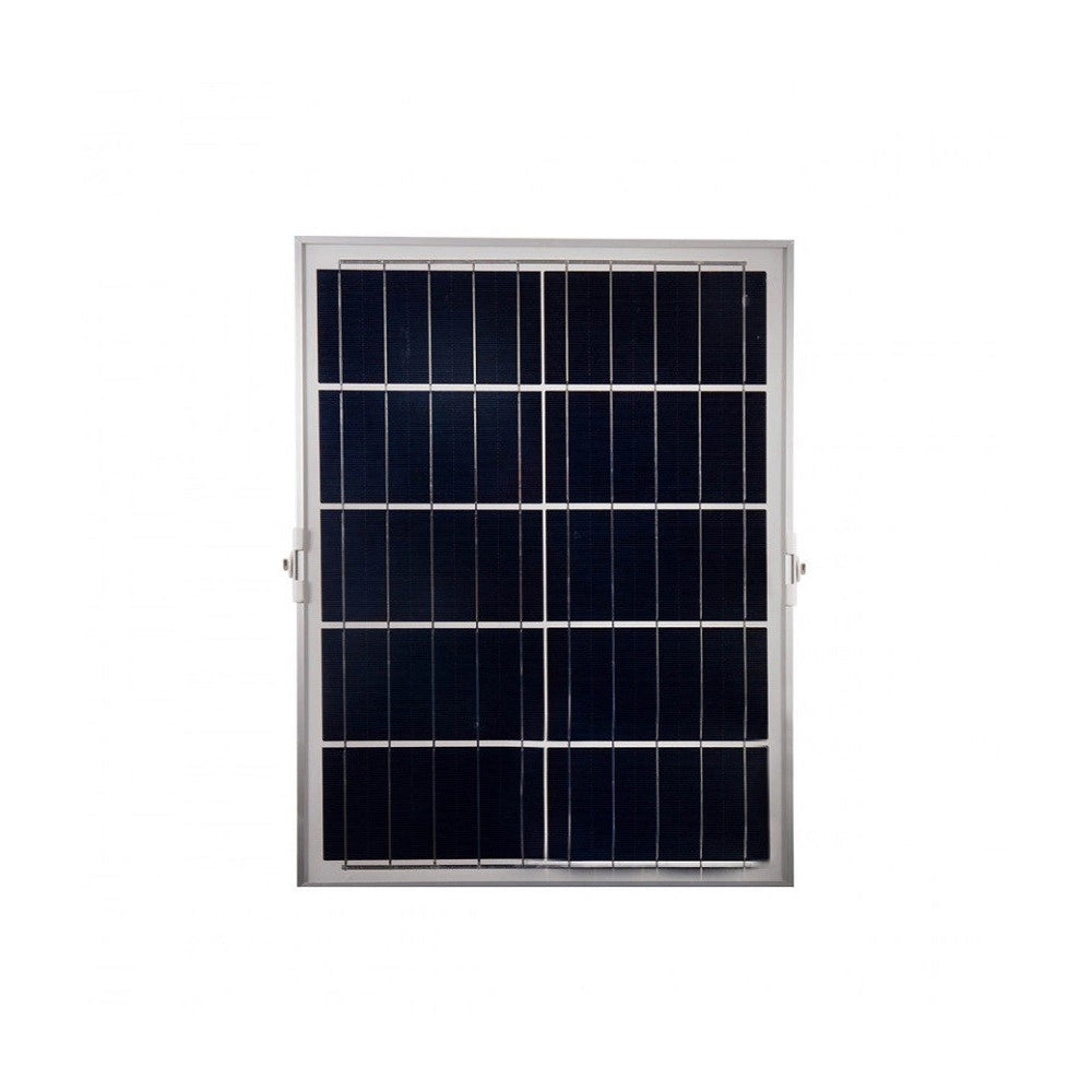 Trade Shop - Faro Led 500 W Crepuscolare Con Pannello Energia Solare Telecomando Ip65 Sl-500w -