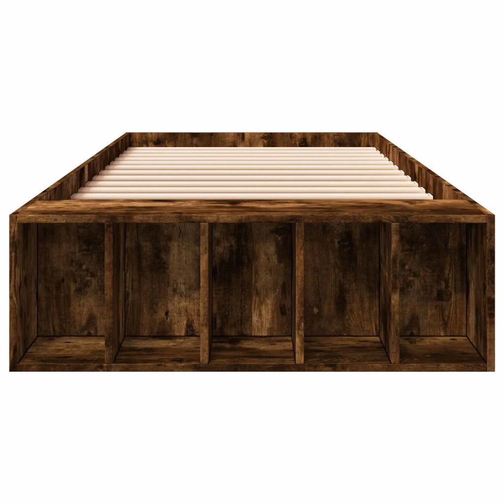 Telaio del letto con storage Rovere Fumo 80 x 200 cm 3429559