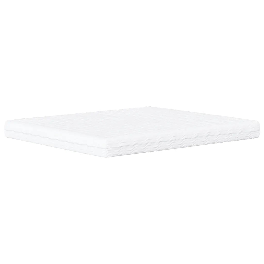 Letto con Materasso Grigio Chiaro160x200 cm Tessuto