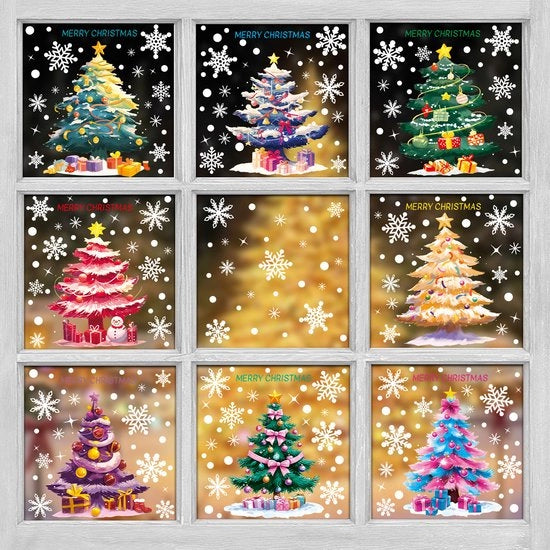 Decorazioni di Natale, elementi di albero di Natale, adesivi creativi per albero di Natale