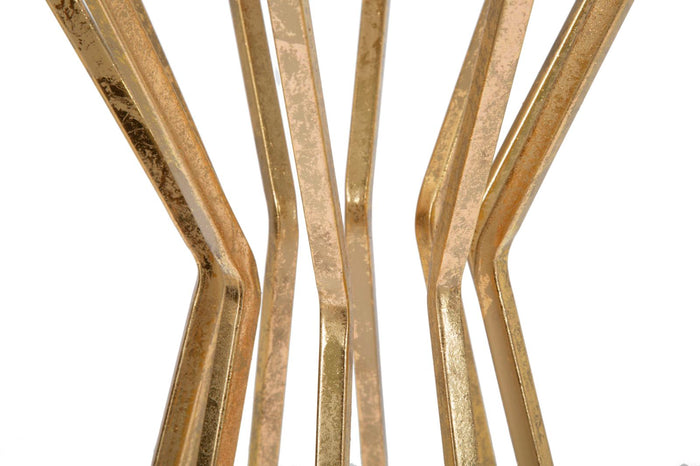 Porta Telefono Stick Glam Ø38x80 cm in Ferro Oro