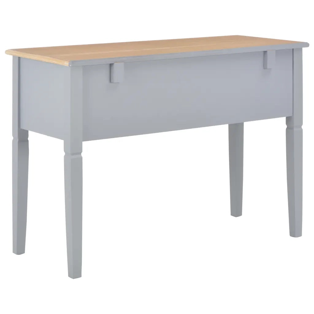 Scrivania Grigia 109,5x45x77,5 cm in Legno cod mxl 66309