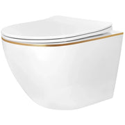 Vaso Wc Sospeso Rea Carlo Mini Tornado Nfq Gold Edge