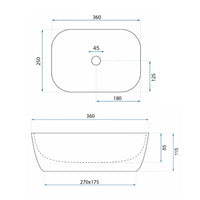 Lavabo Da Appoggio Rea Belinda Mini Stone Matt