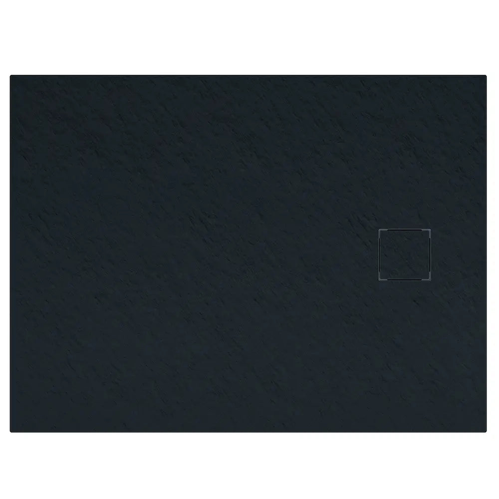 Piatto doccia 90x120 cm colore nero effetto pietra | Samos