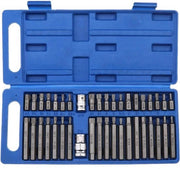 Set a combinazione a doppia testa - bit a 6 lobi a doppia testa Torx - lunghezza 30 e 75 mm - Cr-v - ingranaggi 3/8 e 1/2 - adatto per auto e motocicli.