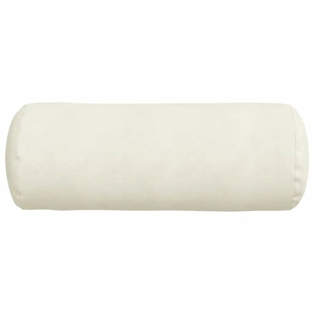 Cuscini a rullo 2 pcs Crema Ø 25 x 70 cm Tessuto in Cords