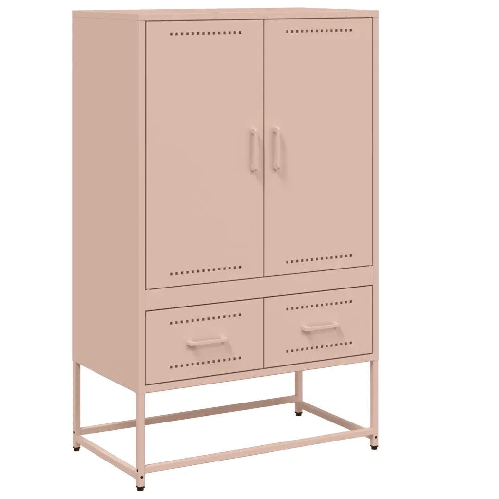 Credenza-Buffet-Armadio da cucina Rosa 68x39x111,5 cm Acciaio 495195