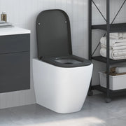 Sedile del WC Antracite 47,5 x 35 x 3,6 cm Duroplast 42002358