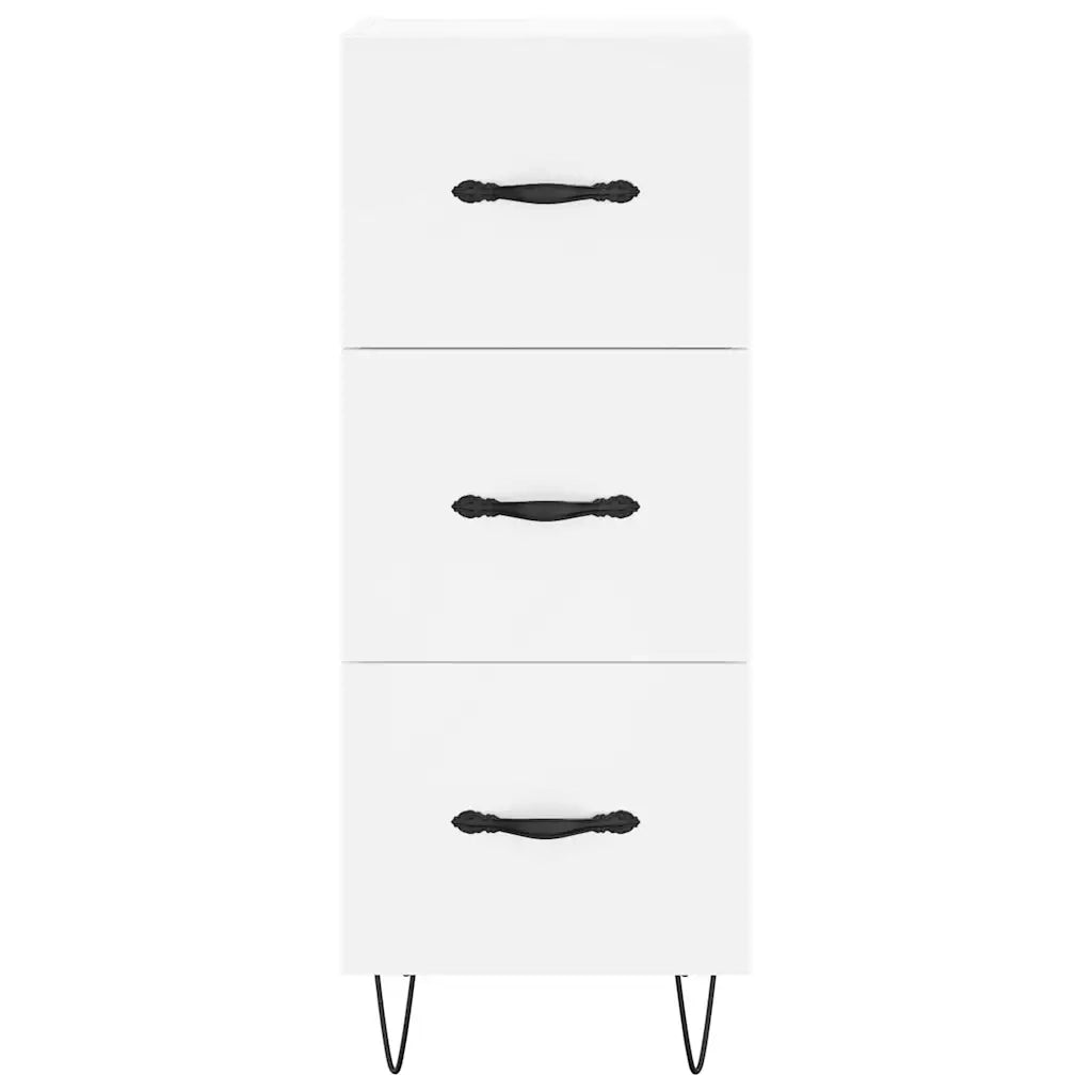 Credenza | Madia | Buffet da pranzo | Armadio da pranzo Bianca 34,5x34x180 cm in Legno Multistrato