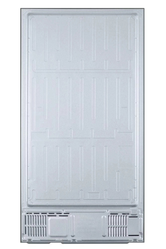 Haier HSR3918ENPG Serie 3 Frigorifero Side by Side 528 L 177 cm Classe E 38 dB No Frost Inverter Multi Air Flow colore Argento