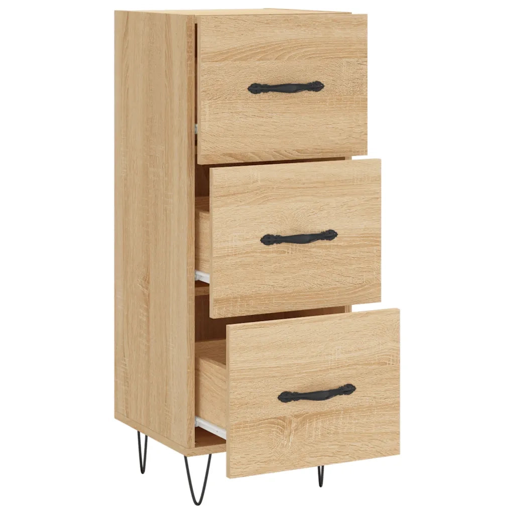 Credenza Rovere Sonoma 34,5x34x90 cm in Legno Multistrato 828599