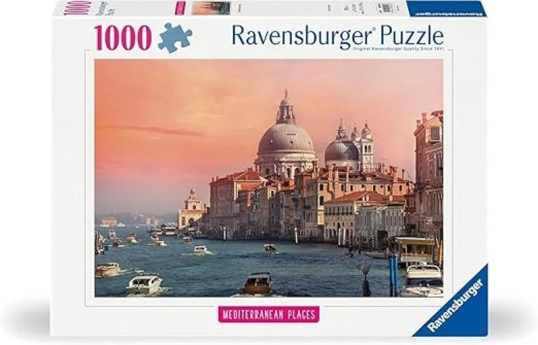 Puzzle 1000 Pezzi Italia Mediterranea | Puzzle 1000 Pezzi Paesaggi Con Una Misura Di 70x50 Cm ,Ravensburger,Età 14+