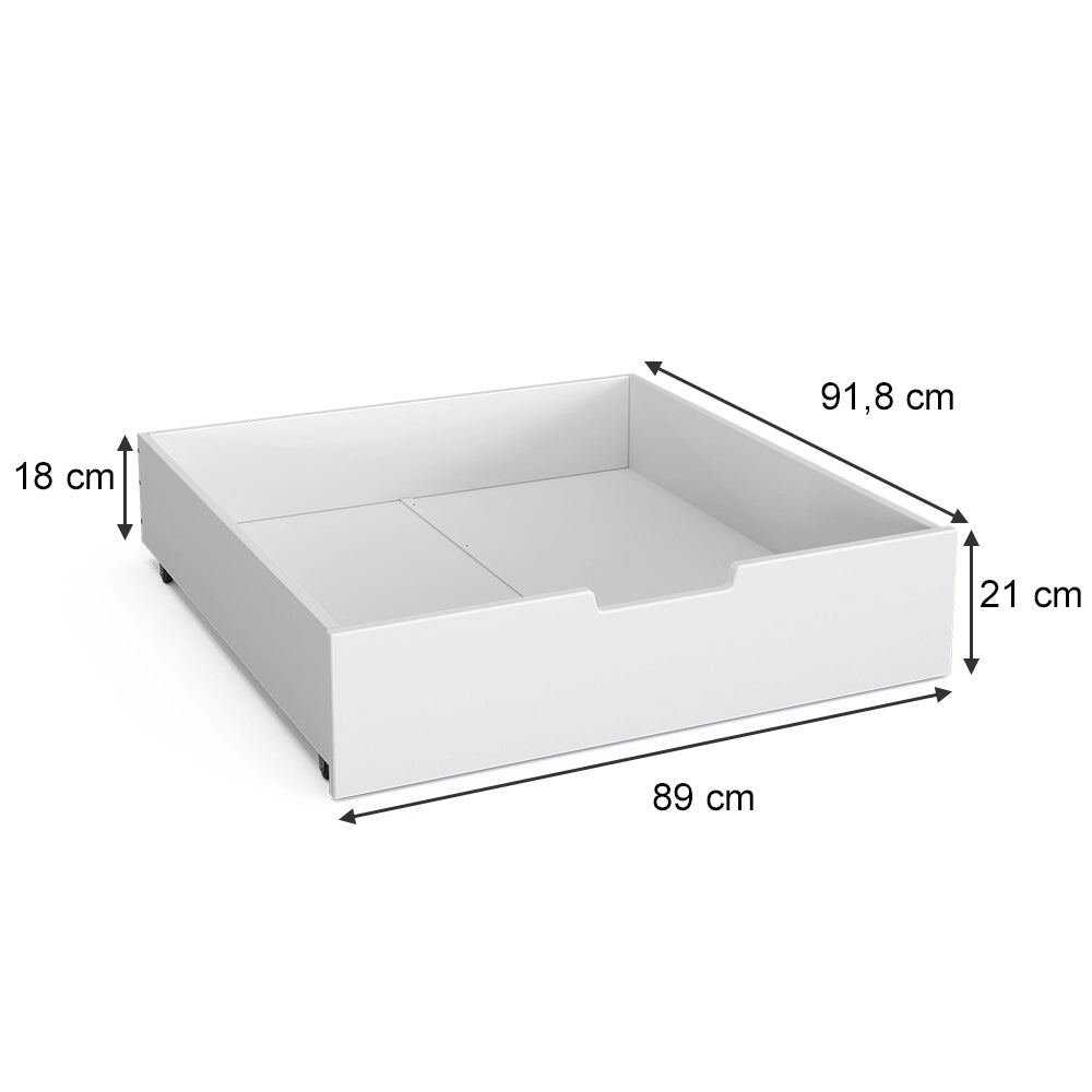 Vitalispa Cassetto rotante Bianco 92 x 89 cm