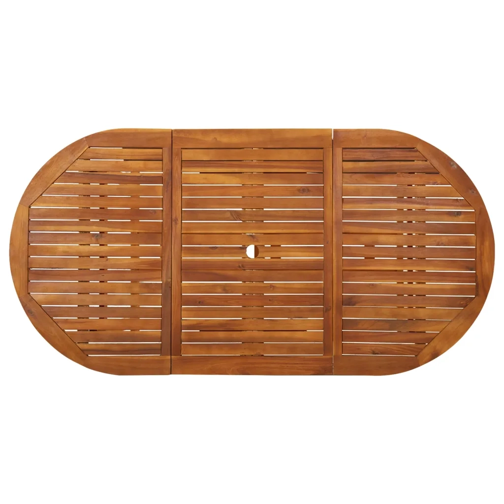Tavolo da Pranzo per Esterni 180x90x75cm Legno Massello Acacia 315948