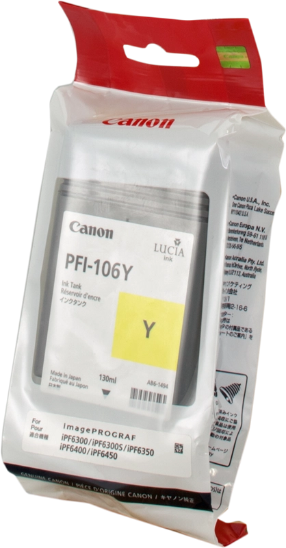 Canon Large Format Canon PFI-106 Y Cartuccia gialla