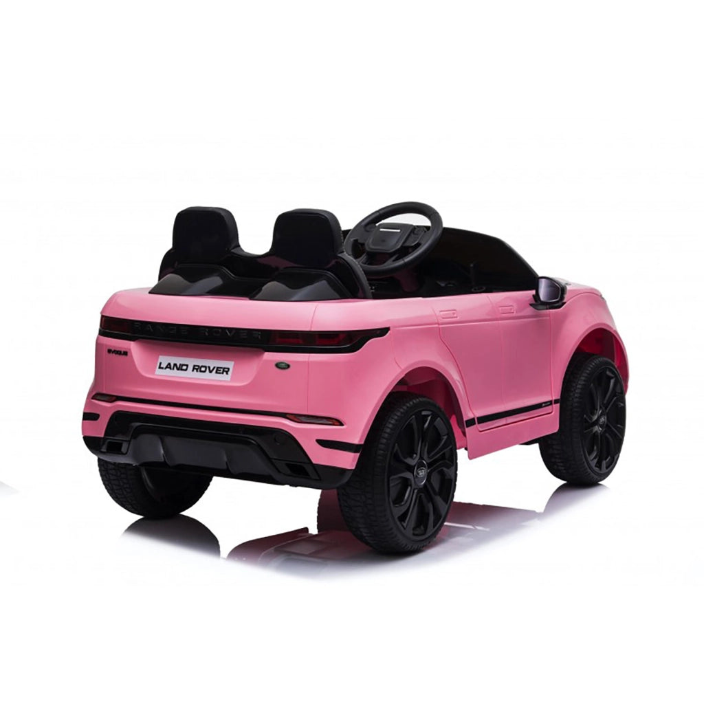 Macchina Elettrica per Bambini Licenza Land Rover Evoque 12V con Telecomando Rosa