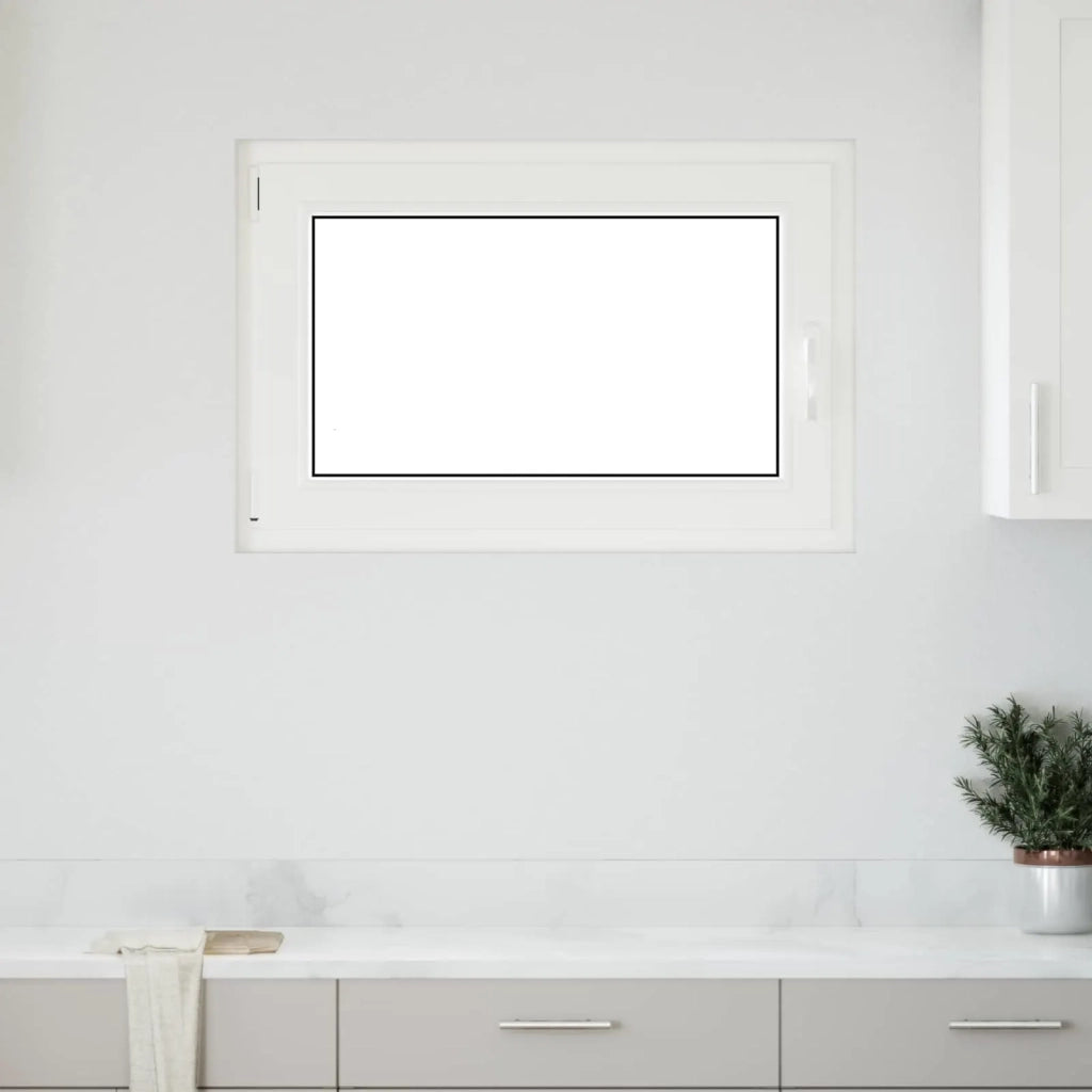 Finestra per Soffitta RISOR 90 x 60 cm PVC e Vetro Bianco CFW6753107
