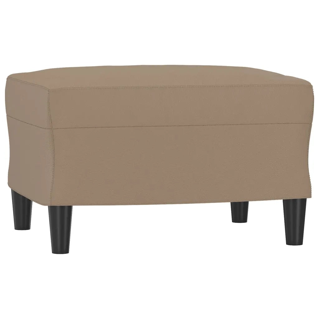 Set di Divani 3 pz con Cuscini cappuccino in Similpelle 3201759