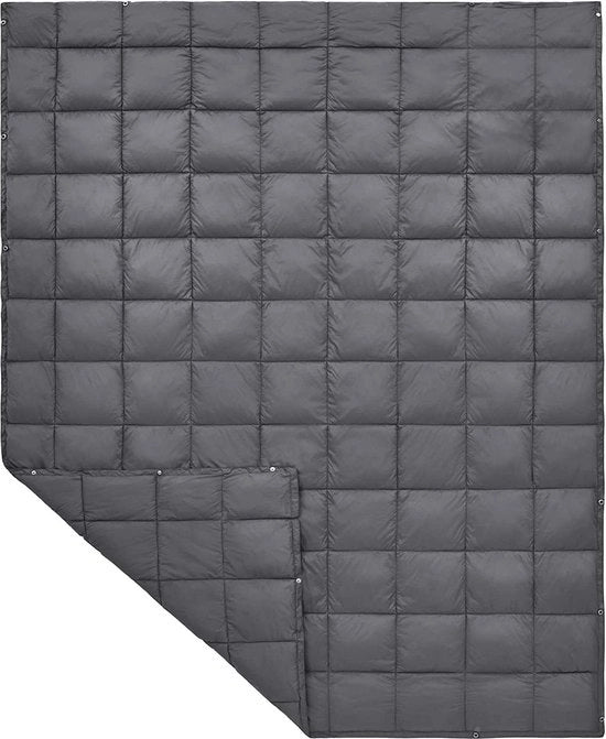 Duvetta per Campeggio Multifunzione - Ultraleggera - 175 X 135cm - Telaio con Chiusura a Doppio Bottone - Utilizzabile Interno o Esterno