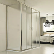 Box Doccia 3 lati 75x180x75 CM H198 stampato C mod. Young Trio 2 Ante