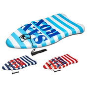 Trade Shop - Tavoletta Mare Eps 84cm Bodyboard Surf Stripe Righe Con Scritta Con Corda Caviglia 3501025 -