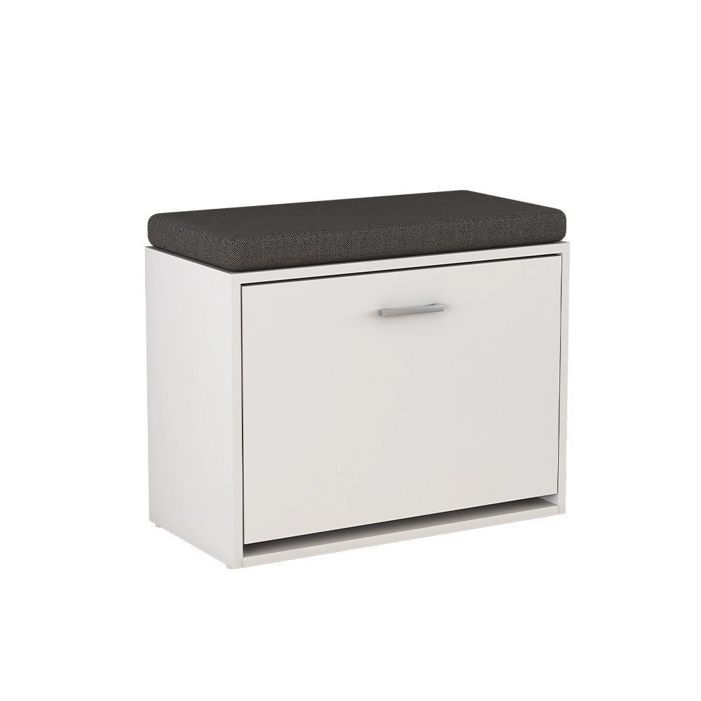 Vicco Panca scarpiera da ingresso Bianco 60 x 49.5 cm con ripiano