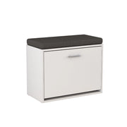 Vicco Panca scarpiera da ingresso Bianco 60 x 49.5 cm con ripiano