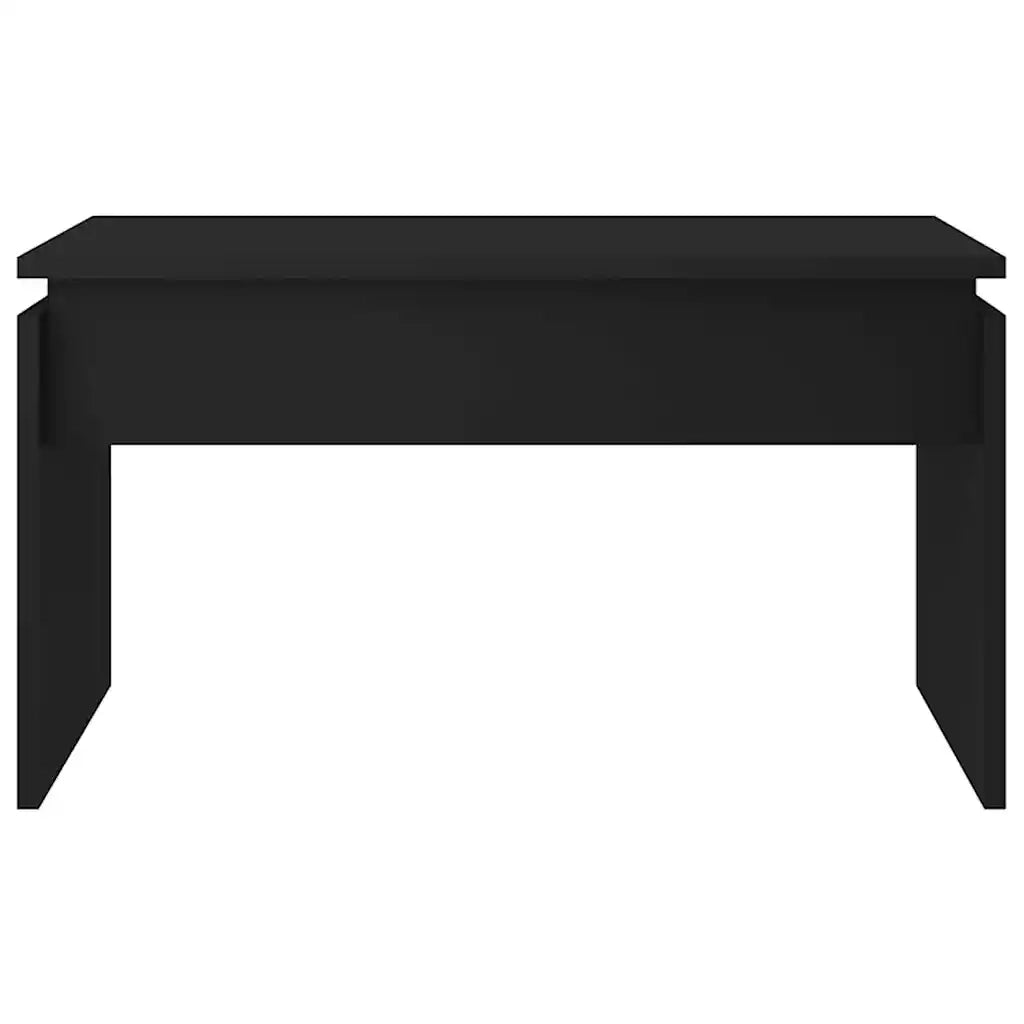 Tavolino da salotto | Tavolino da caff¨¨ | Tavolino da Soggiorno Nero 68x50x38 cm Legno Multistrato