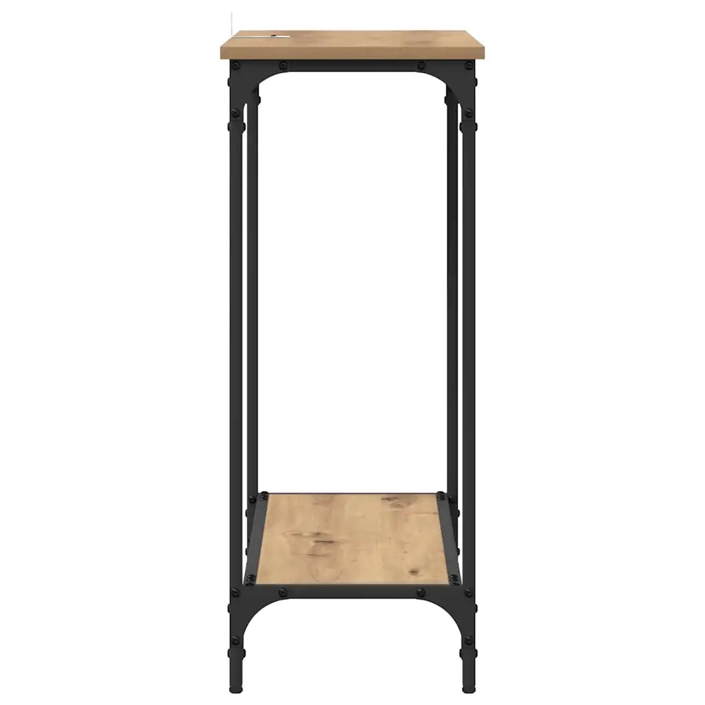 Tavolo consolle rovere artigianale 75 x 30.5 x 75 cm 883520