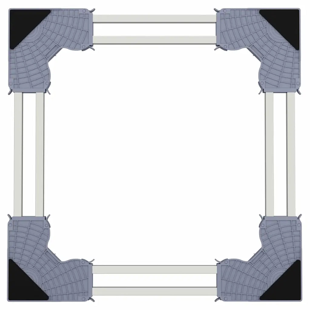 Base per lavatrice Grigio 67 x 67 x 12 cm Acciaio inossidabile CFW3747848