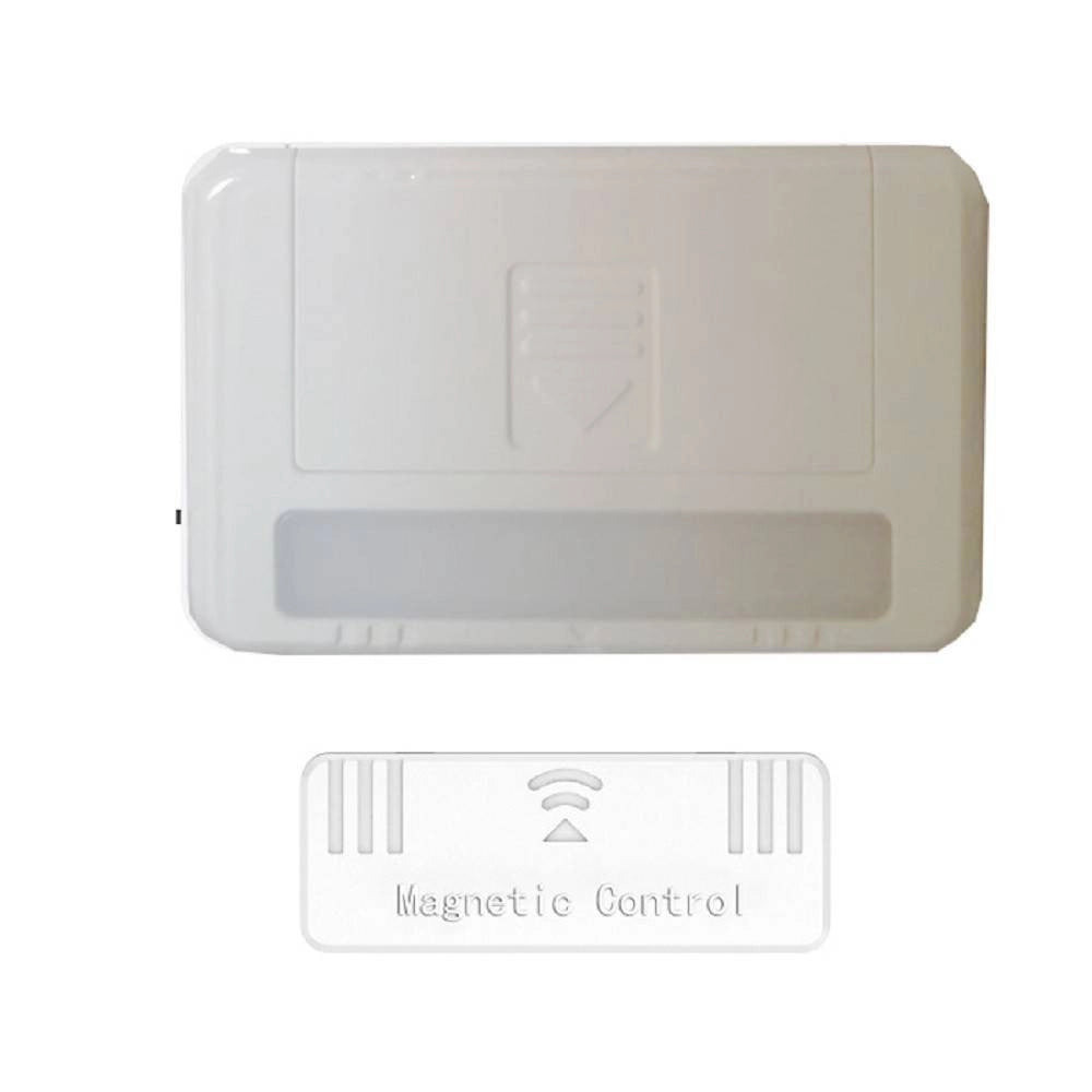 Trade Shop - Coppia Luci Con 6 Led Sensore Magnetico Armadio Cassetto Mobile Porta 6000k -