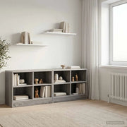 Armadietto per letto 2 pcs Sonoma grigio 66 x 33 x 48 cm 893728
