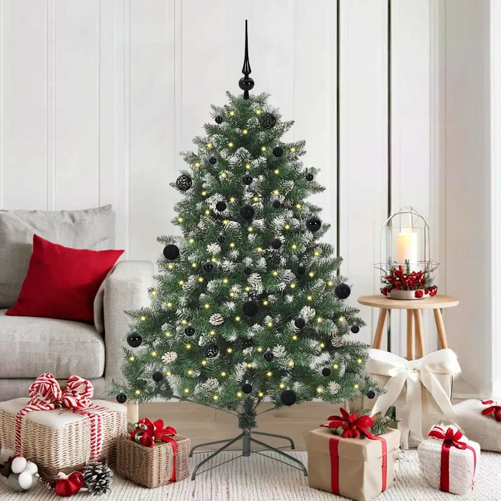 Albero di Natale | Decorazioni natalizie artificiale con 150 LED Verde 150 cm