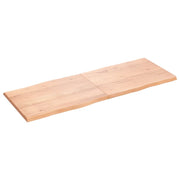 Piano Tavolo Marrone Chiaro 160x60x(2-4) cm Rovere Non Trattato 363972
