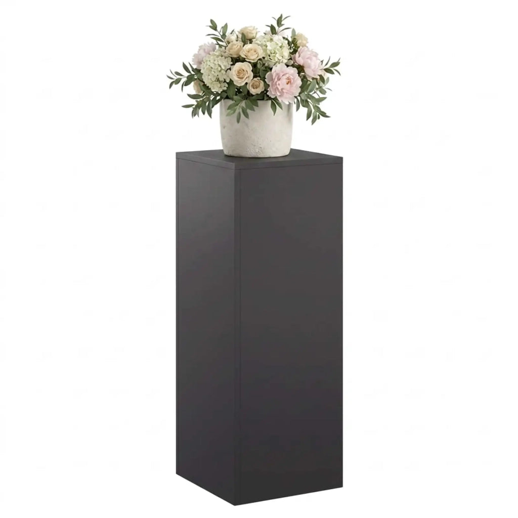 Supporto per piante Nero 30 x 30 x 80 cm Acciaio 8012488