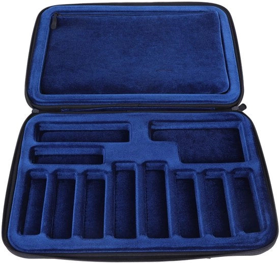Accessori per sassofono - Tasca portamonili - Nero - Portatile - Adatto per 12 monili - Ideale per sassofonisti