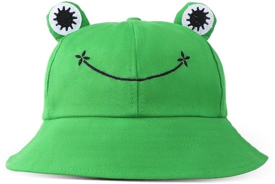 Cappello da sole opportuno per donne - Design rana - Pieghevole - Protezione solare - Leggero - Ideale per attività all'aperto