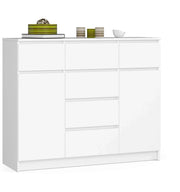 Cassettiera AKORD K017 Bianca 120 cm 2 ante 6 cassetti 120x40x99 cm