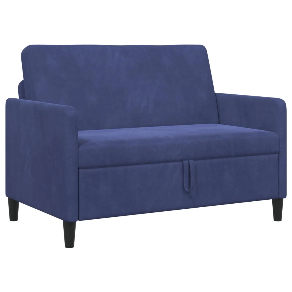 Divano con Storage Blu Polizia 122 x 78 x 87 cm Poliestere 42036917
