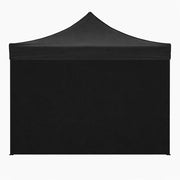 Telo Laterale per Gazebo 3x2 m Market in Tessuto Oxford Nero