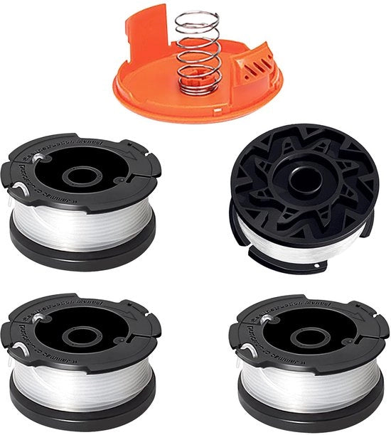 4 pacchetto di spazzole per tagliagreens compatibili con A6481 A6485 AF-100, spazzola per tagliagreens per ST5530-GB GLC3630L20-GB STC1820PC-GB BESTA530-GB BESTA525-GB (4 spazzole + 1 bocchetta + 1 setola)