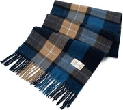 Sciarpa Classica a Pizzo - Misura 200x37cm - Sciarpa Invernale Calda e Soffice - Sciarpa Calda e Spessa - Sciarpa Calda e All'Ultima Moda - Materiale Faux Cashmere - Stile Unisex - Sciarpa a Pizzo Celeste - 37*200cm