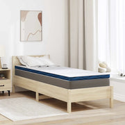 Topper per materasso Bianco 70 x 200 cm Tessuto Jacquard 4106253