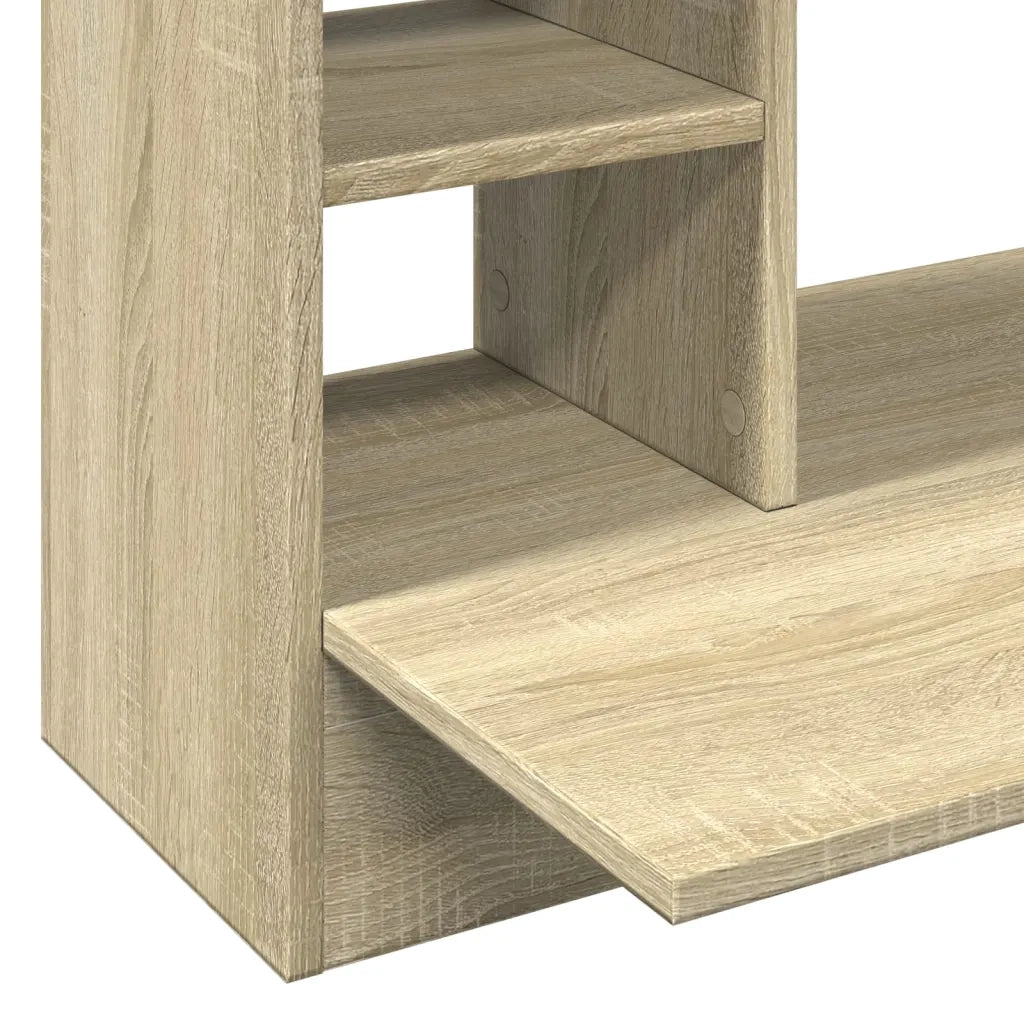 Scrivania | Tavolo da Ufficio a Parete Rovere Sonoma 105x48x75 cm Legno Multistrato