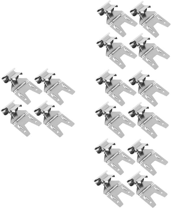 16 pezzi Clip per biglietto plastica mini tavolo vendita ticket clip metallico bordo clips mini clip holder biglietto ticket clip holder vetrina display rack