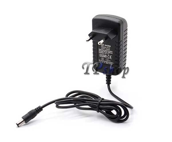 ALIMENTATORE TRASFORMATORE 220V STABILIZZATO 12V TRIMMER PER LED TELECAMERA 2A