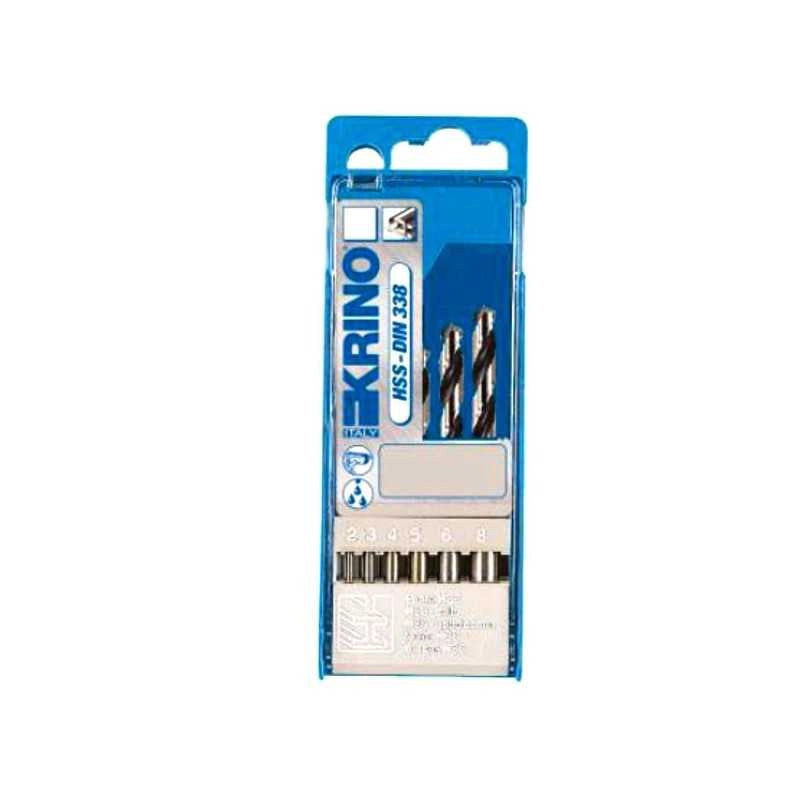 Punte HSS Box Plastica Sr.pz.6 mm 2/8 Krino