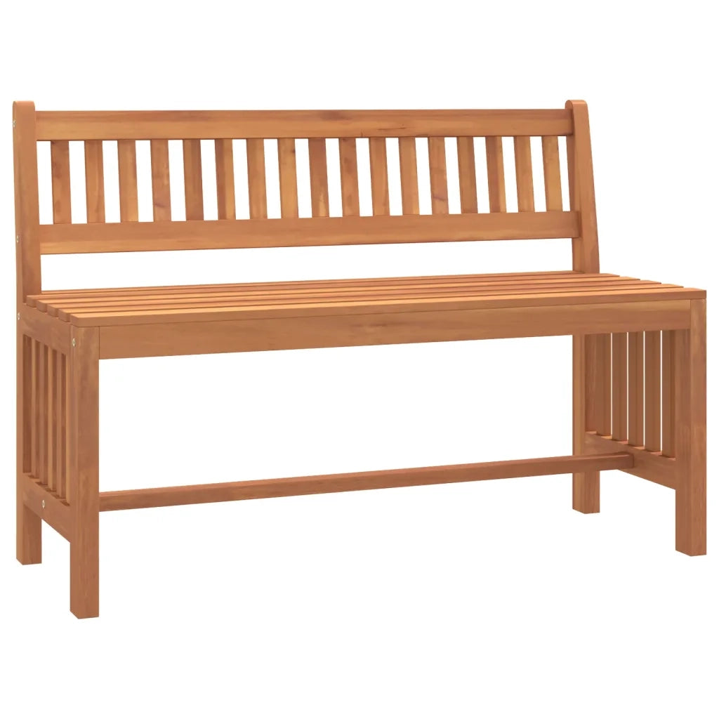 Panca da Giardino 110 cm Legno Massello di Eucalipto 363290